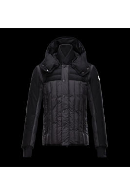 2017 New Style Moncler Men Down Jackets Single Breasted Black