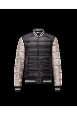 2017 New Style Moncler Top Quality Mens Down Jackets Single Breasted Black