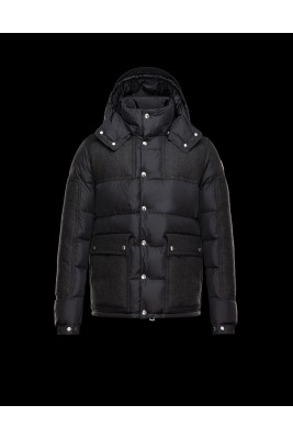 2017 New Style Moncler Cesar Down Mens Jackets Fashion Dark Black