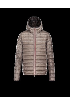 2017 New Style Moncler Cesar Down Mens Jackets Fashion Dark Apricot
