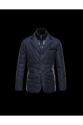 2017 New Style Moncler Fashion Mens Down Jackets Multi Pocket Blue