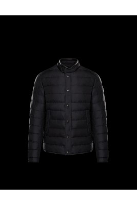 2017 New Style Moncler Bataillouse Men Down Jackets Single Breasted Black