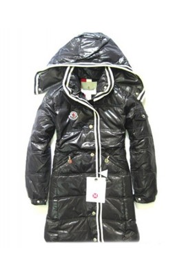 Moncler Featured Down Coats Womens With Hood Zip Black