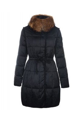 Moncler For Women Coat Euramerican Style Long Black
