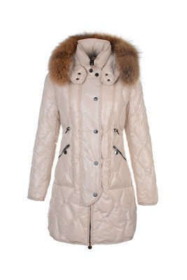 Moncler Lontre Designer Coat For Women Apricot