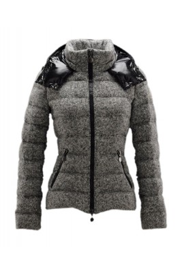 Moncler Astere Smart Casual Jacket Women Zipper Grey