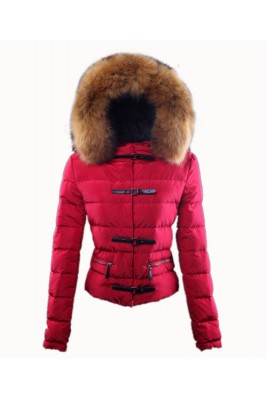 Moncler Crecerelle Top Quality Down Jacket Women Red