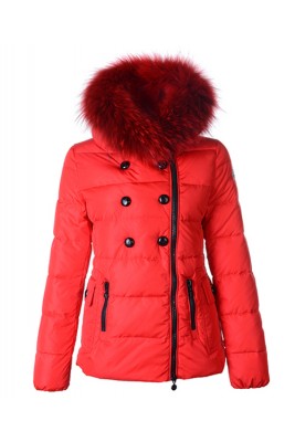 Moncler Herisson Fashion Womens Jacket Short Red