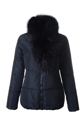 Moncler Lievre Classic Women Down Jackets Black Short