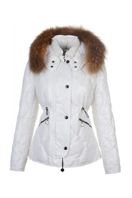 Moncler Lontre Fashion For Women Down Jacket White