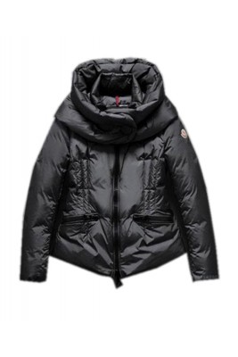 Moncler Mengs Classic Women Down Jackets Round Neck Black