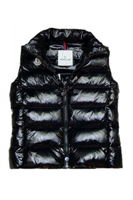 Cheap Moncler Down Sleeveless Vest Women Zip Black
