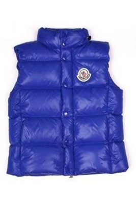 Moncler Vests Women Quilted Warmer Body Navy Blue