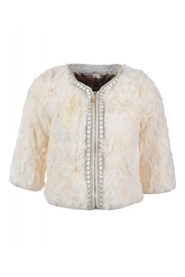 2016 Moncler Fashion Women Jackets Warm Fur White