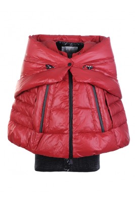 Moncler Women Zip Shawl Style Red