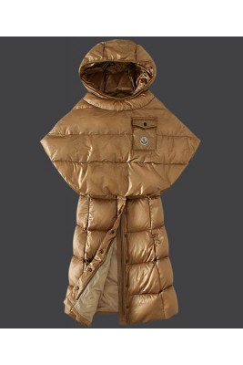 2016 Moncler Featured Down Coats Womens Hooded Light Tan