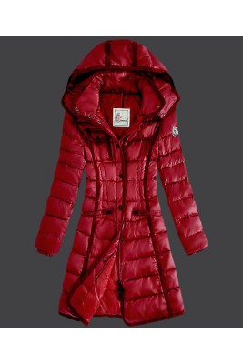 2016 Moncler Hermine Down Coats Womens Windproof Red
