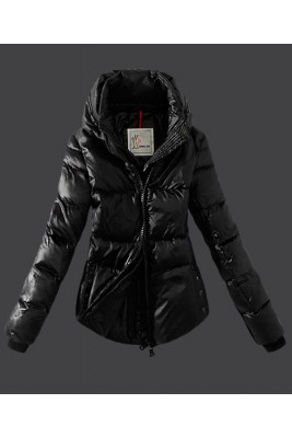 2016 Moncler Top Quality Womens Down Jackets Zip Black