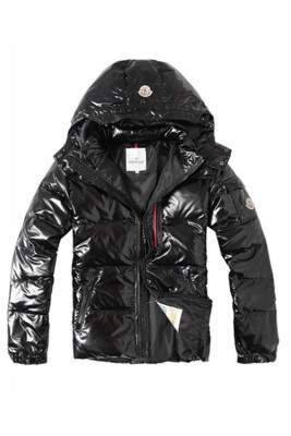 Moncler Euramerican Style Men Down Jackets With Hood Black