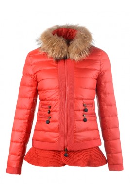 2016 Fashion Moncler Jackets Womens Outlet Red