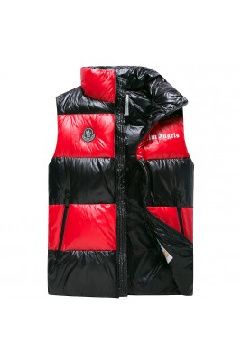 2018 Moncler Vests For Men 163055 Black Red
