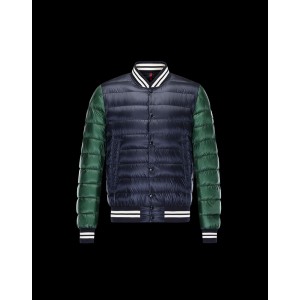 2017 New Style Moncler Girardot Fashion Down Jacket Men Blue