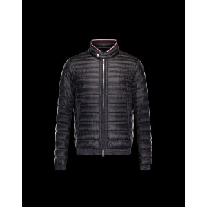 2017 New Style Moncler Mens Down Jackets Stand Collar Black