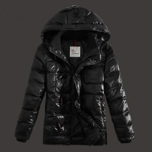 2017 New Style Moncler Mens Down Jackets Zip Black