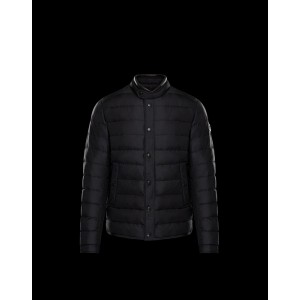 2017 New Style Moncler Bataillouse Men Down Jackets Single Breasted Black