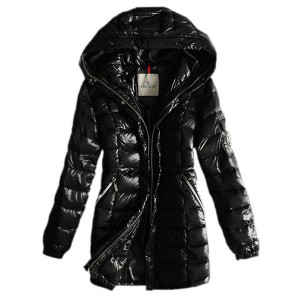Moncler Coats Women Breasted Pure Color Black