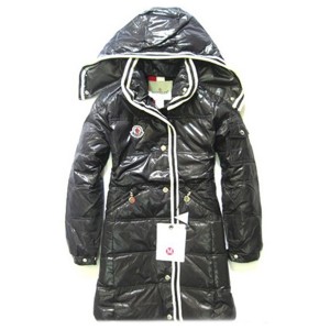 Moncler Featured Down Coats Womens With Hood Zip Black