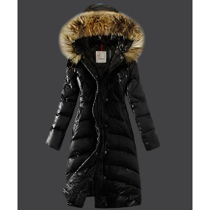 2016 Moncler Down Coat Women Hooded Windproof Black