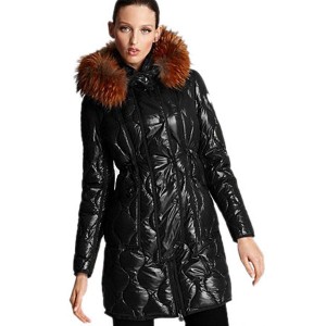Moncler Lontre Designer Coat For Women Black