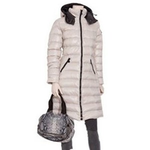 Moncler Moka Euramerican Style Womens Down Coats Zip White