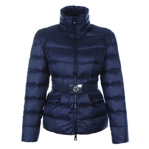 Moncler Adour Euramerican Style Women Jackets Belt Blue
