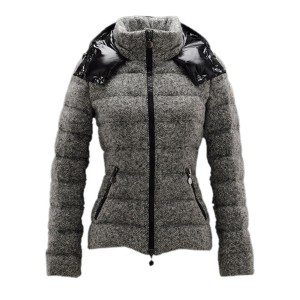 Moncler Astere Smart Casual Jacket Women Zipper Grey