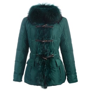 Moncler Grillon Fashion Jackets Women Down Green