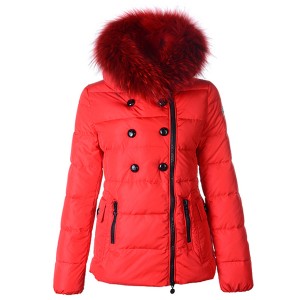 Moncler Herisson Fashion Womens Jacket Short Red
