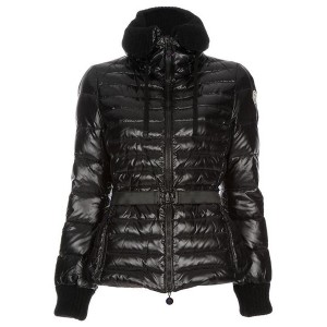 Moncler Lierre Top Quality Women Jackets Sweater Collar Black