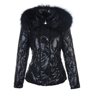 Moncler Lontre Fashion For Women Down Jacket Black