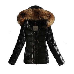 Moncler Popular Women Down Jacket Hat Double Zip Black