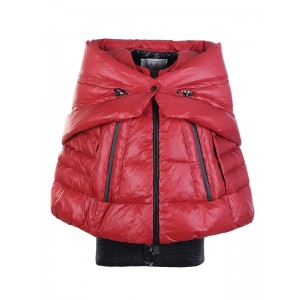 Moncler Women Zip Shawl Style Red