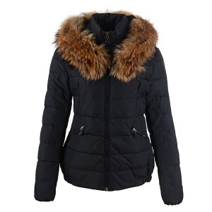 2016 Moncler Jackets For Women Detachable Cap Black