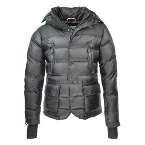 2016 Moncler Bataillouse Men Down Jackets Zip Button Black