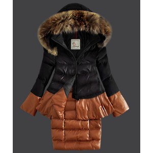 2016 Moncler Miwako Down Coats Womens Hooded Black
