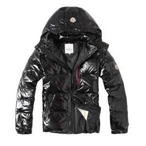 Moncler Euramerican Style Men Down Jackets With Hood Black