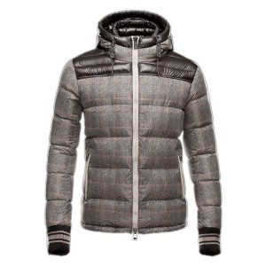 Moncler Eusebe Fashion Mens Jacket Down Short Coffee