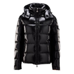 Moncler Maya Winter Mens Down Jacket Fabric Smooth Black