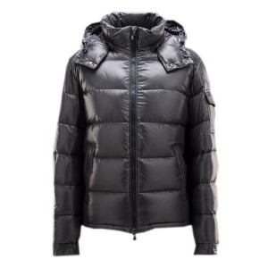 Moncler Maya Winter Mens Down Jacket Fabric Smooth Grey