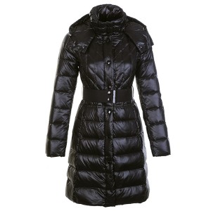 Moncler Cheap Down Coats Women Belt Decoration Black